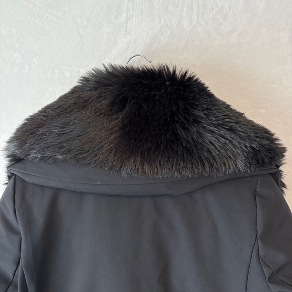 Mercer Collective Saks fifth avenue black Betsy Asymmetric Down Parka small NWT - Picture 16 of 16